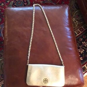 Tory Burch gold chain purse